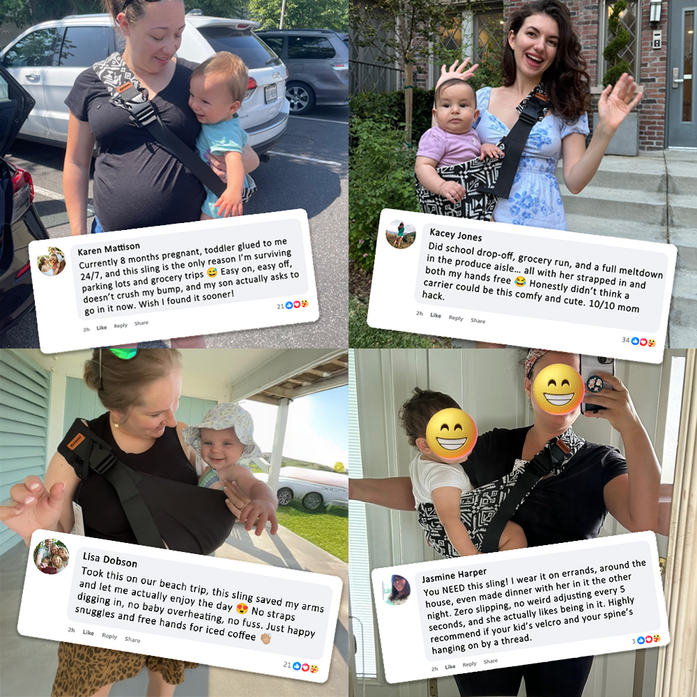 PlayPopz Baby Sling Carrier