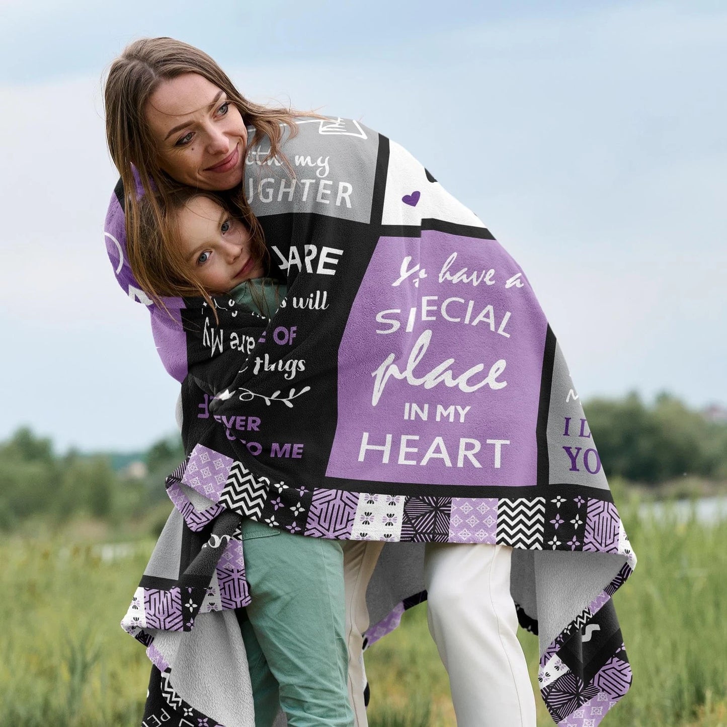 World's Best Daughter Quotes Blanket