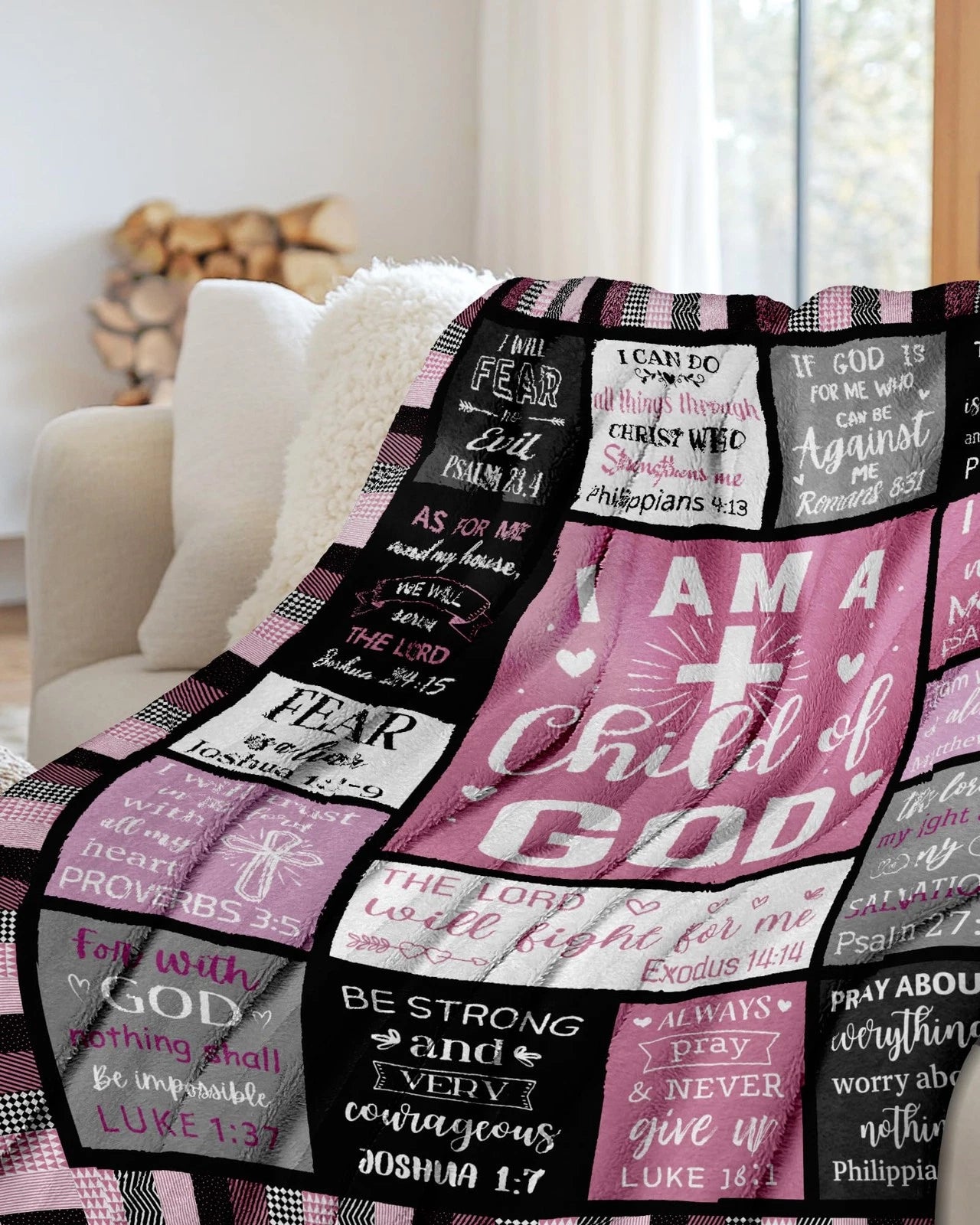 Christian Gifts for Women, I Am a Child of God Blankets