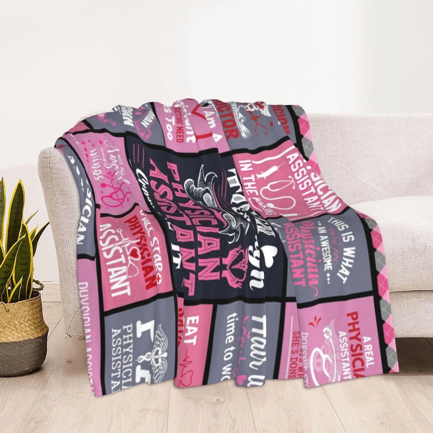Physician Assistant Graduation Gift Blanket