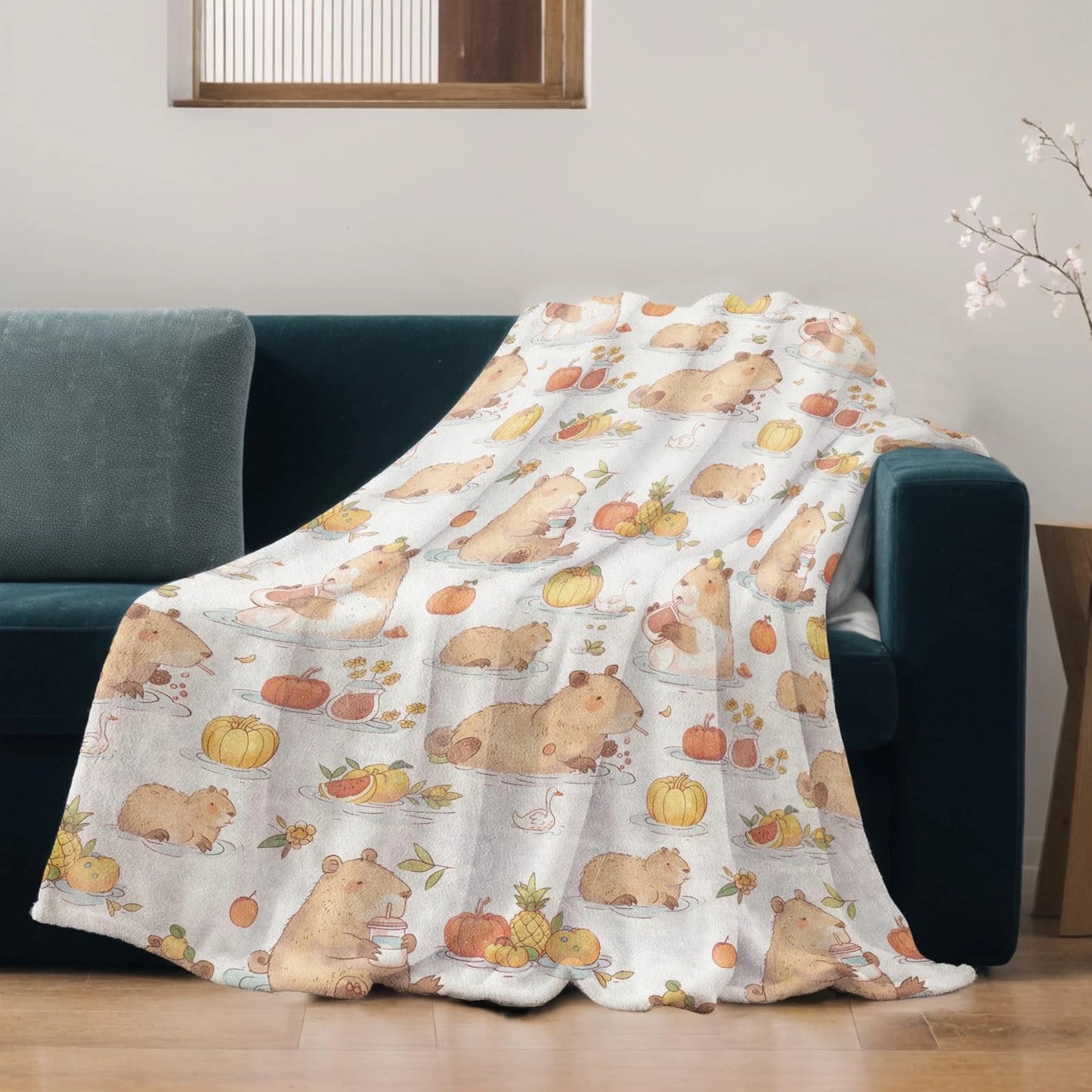 Capybara Blanket Lightweight Blankets