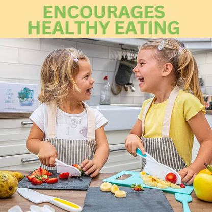 Kids Cooking Set - Safe Children's Cooking Tools Set, Mini Chef Set