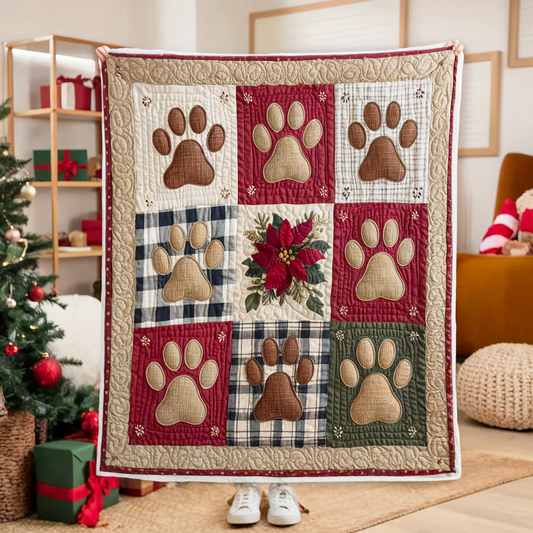 Christmas Dog Lover Holiday Quilt
