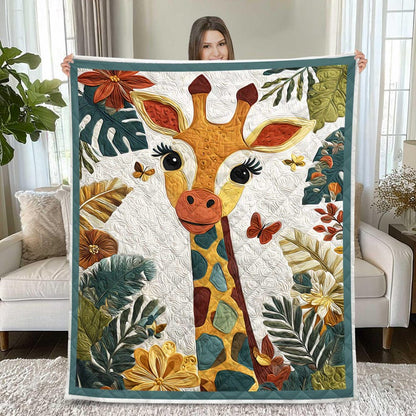 Giraffe Quilt, Safari Animal Blanket