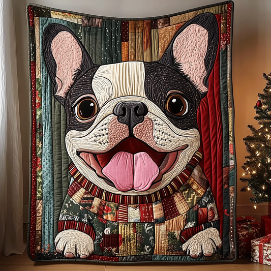 French Bulldog Quilt, Artistic Dog