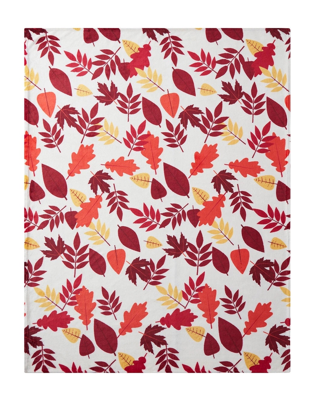 Fall Leaves Blanket, Autumn Harvest Holiday Throw Decor