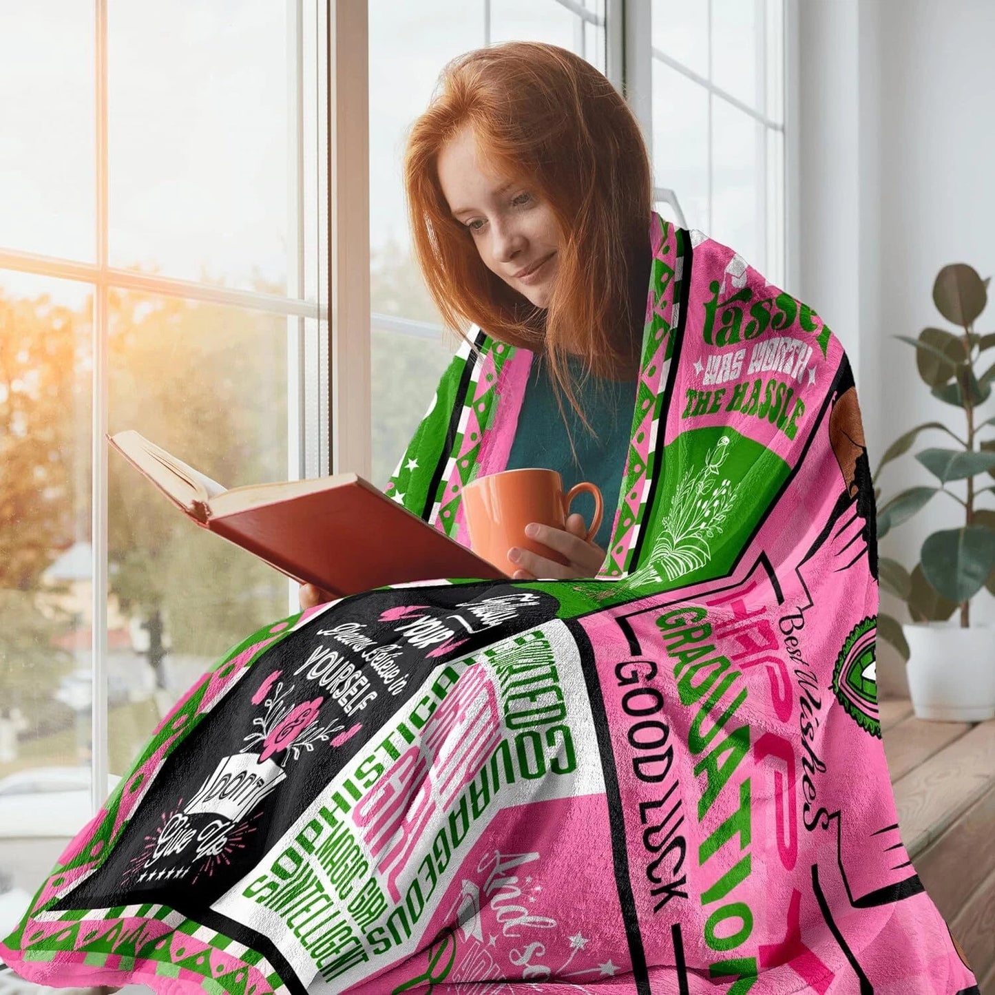 African American Graduation Gifts Blanket
