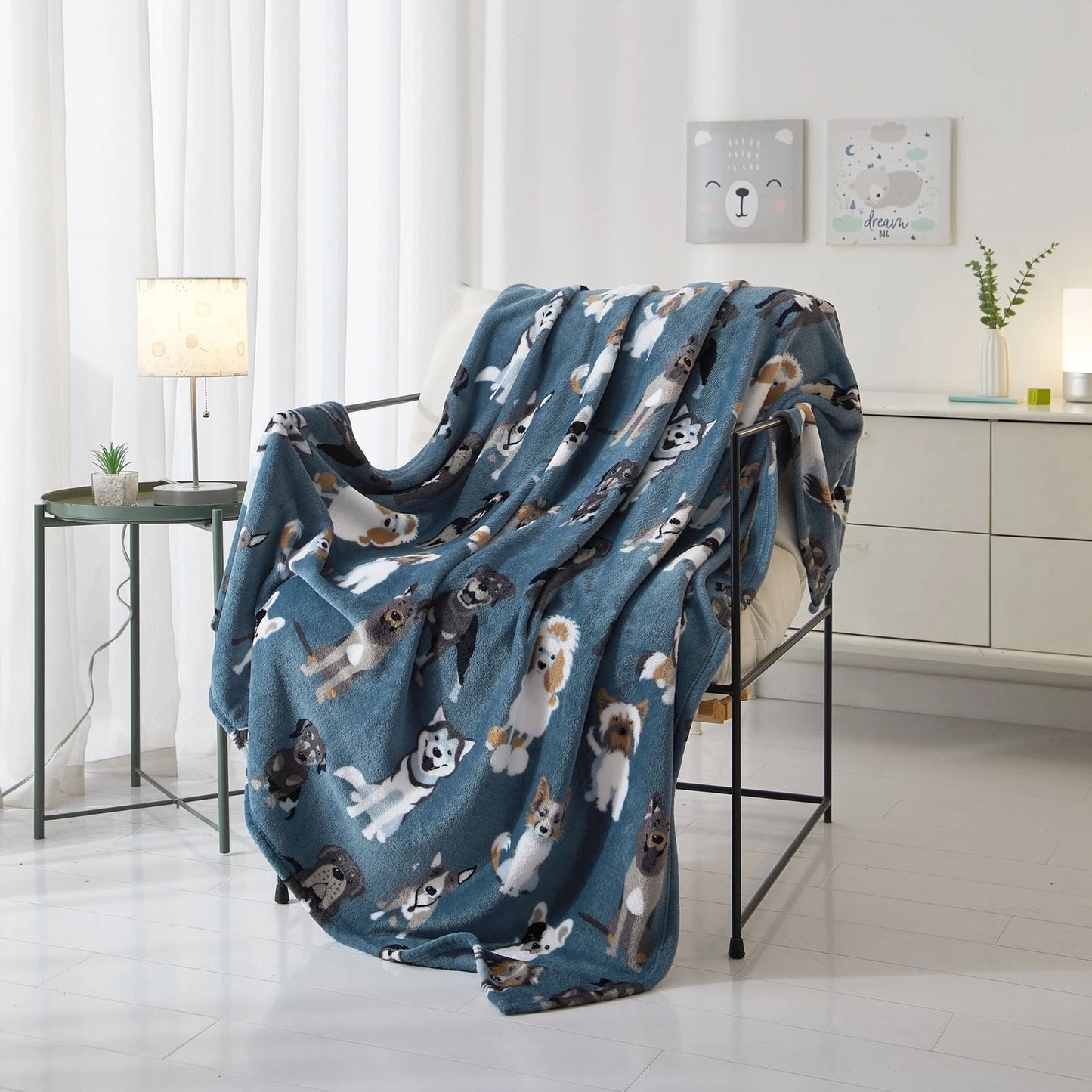 Dog Breed Pattern Blanket