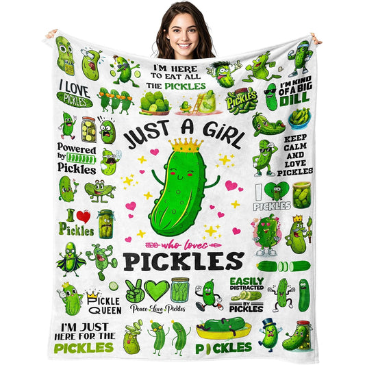 Pickleball Lover Girl Quotes Blanket Funny