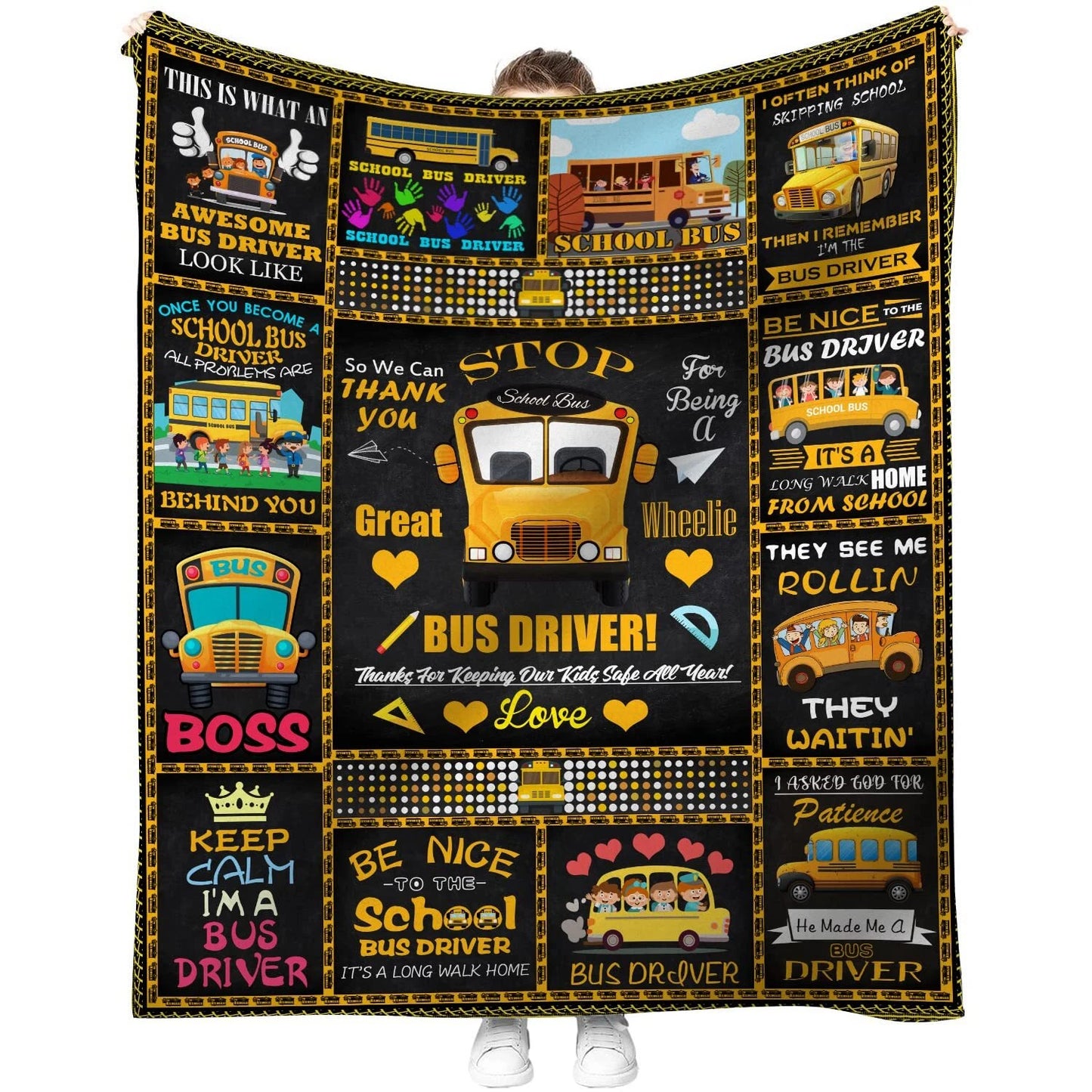 Bus Driver Appreciation Gifts Bus Driver Gifts Blanket