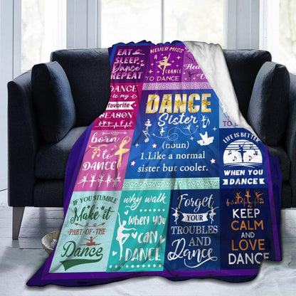 Dance Sister Definition Ballerina Blanket