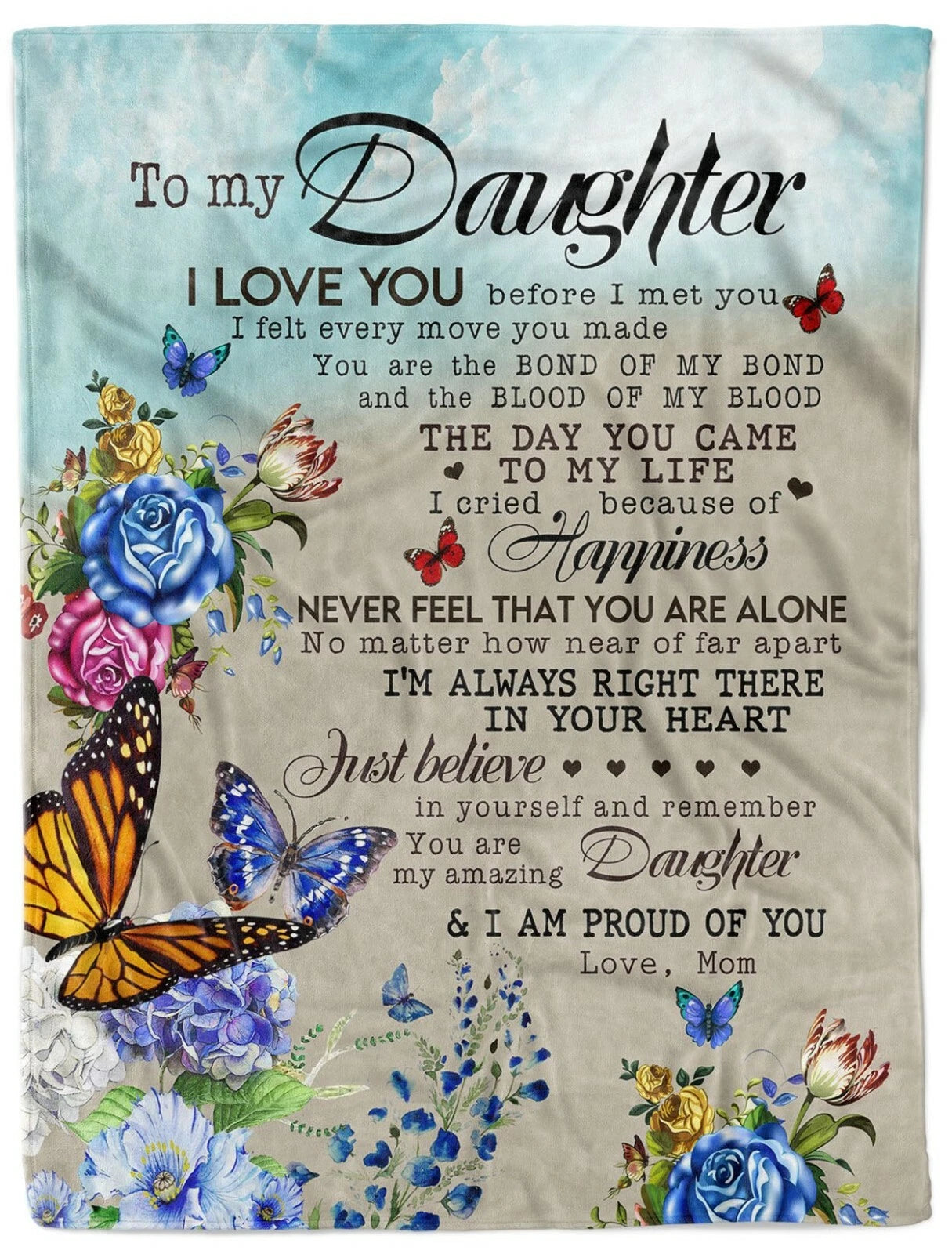 Daughter Blanket Gift For Girl