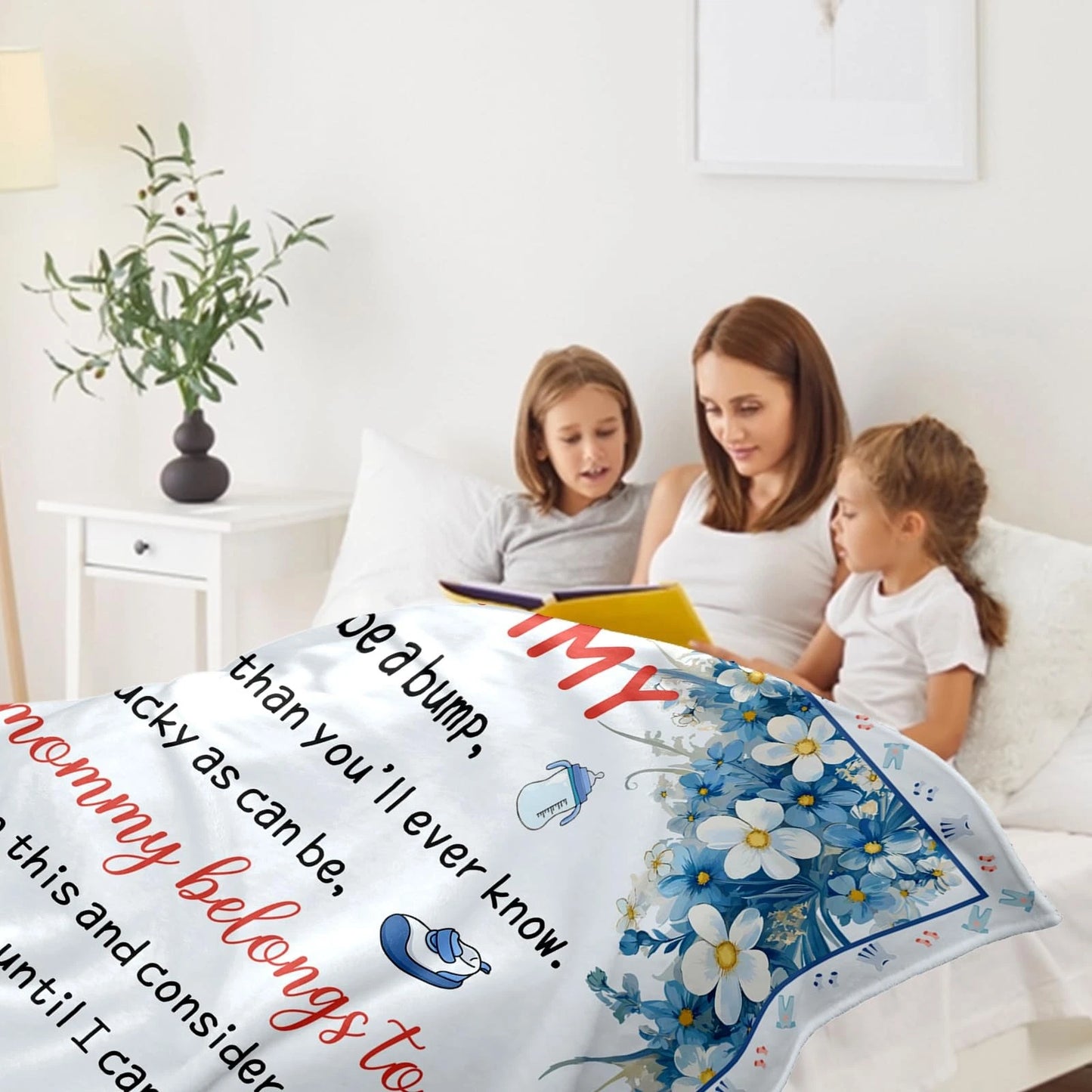 Mom Blanket Gifts Mother to Be Gift Gender Reveal