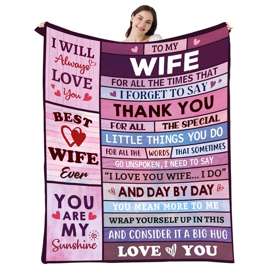 Gifts for Wife I Love You Gifts for Her Wife Blanket