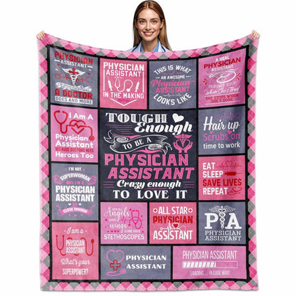 Physician Assistant Graduation Gift Blanket
