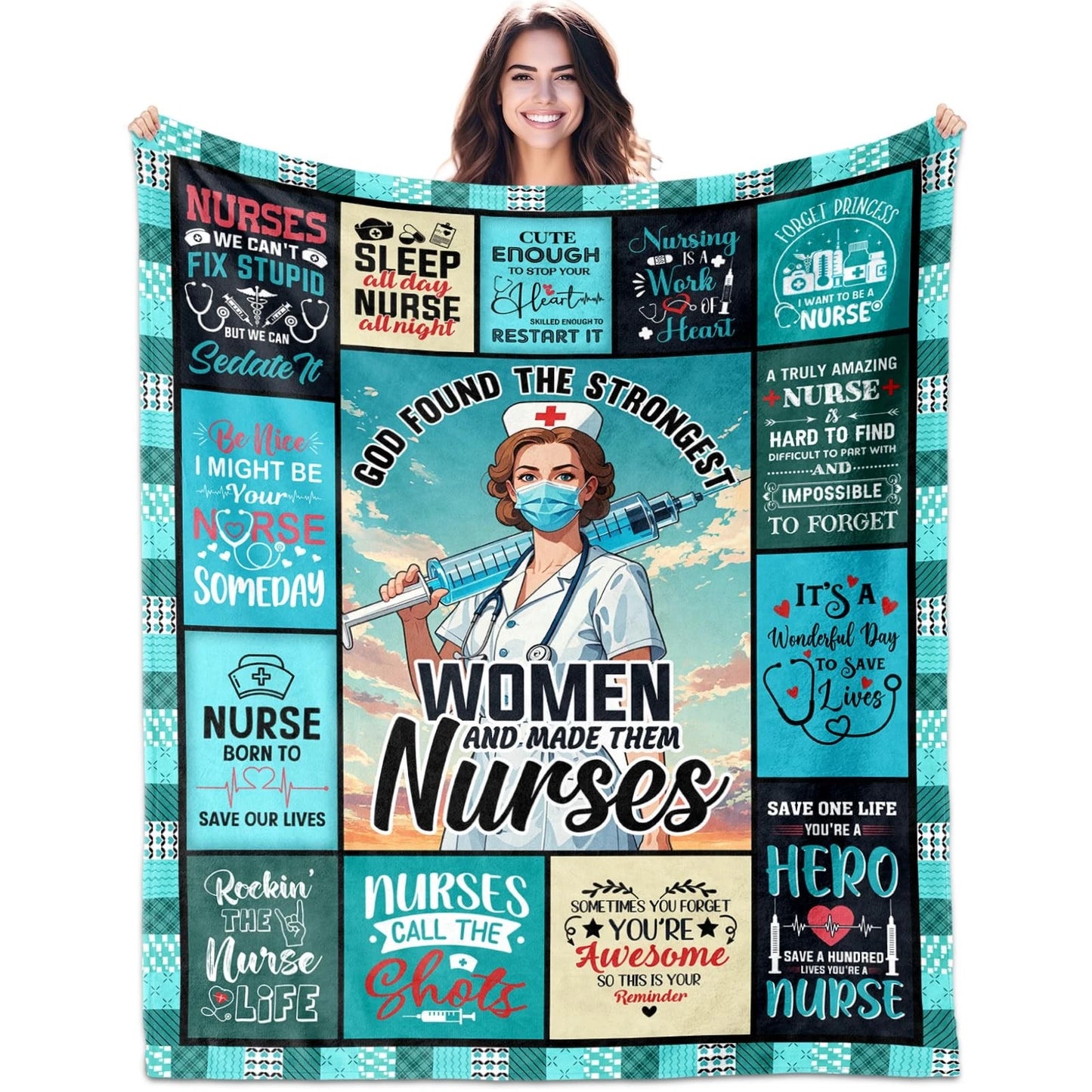 Nurse Week Blanket Gift for Women