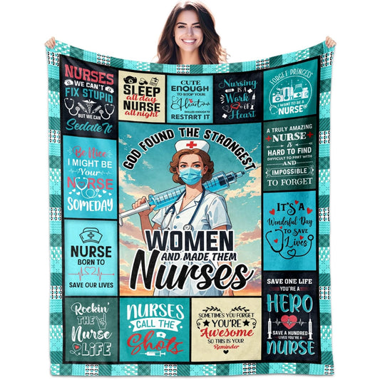 Nurse Week Blanket Gift for Women