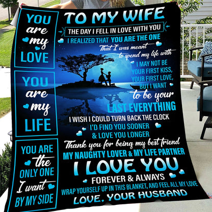 To My Wife Blanket You Are My Love For Blanket