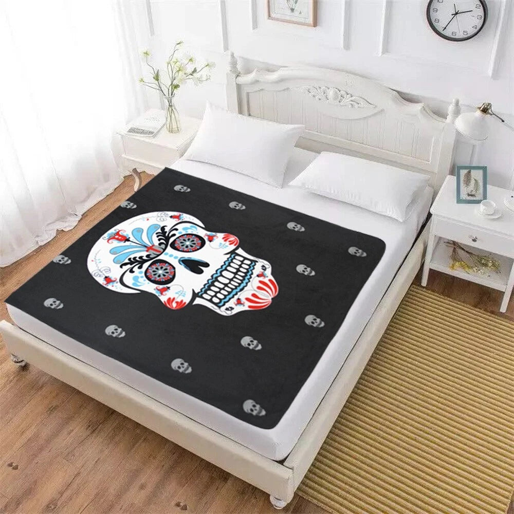 Sugar Skull Polar Blanket