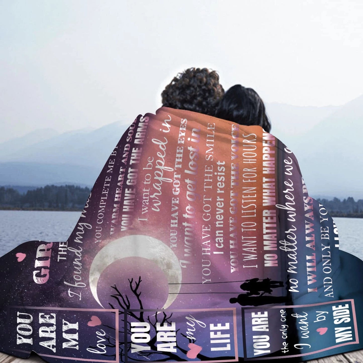 To My Girlfriend Blanket, Valentine's Day Gift