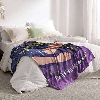 Sending You A Big Hug Galaxy Comfort Blanket