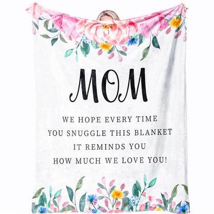 Mom Blanket From Kids We Love You Gift