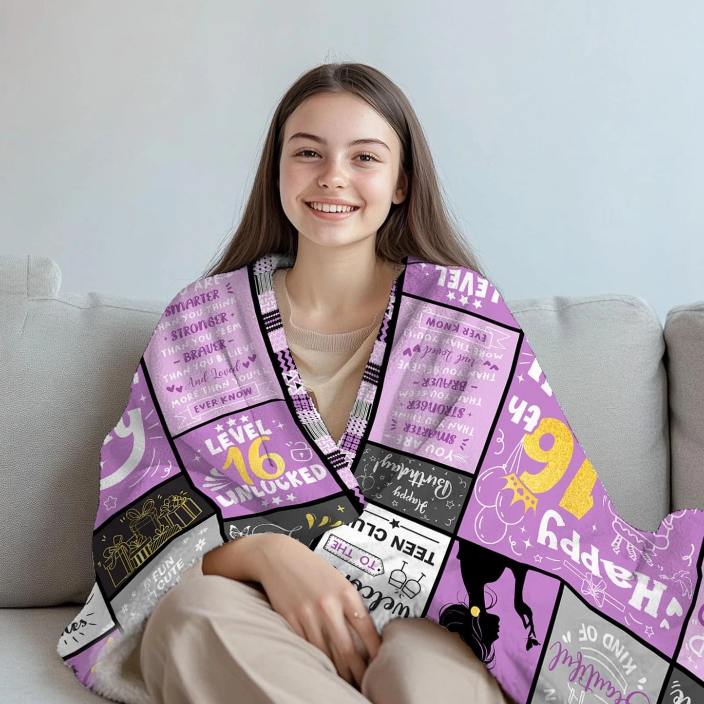16th Birthday Gifts for Girls Blanket
