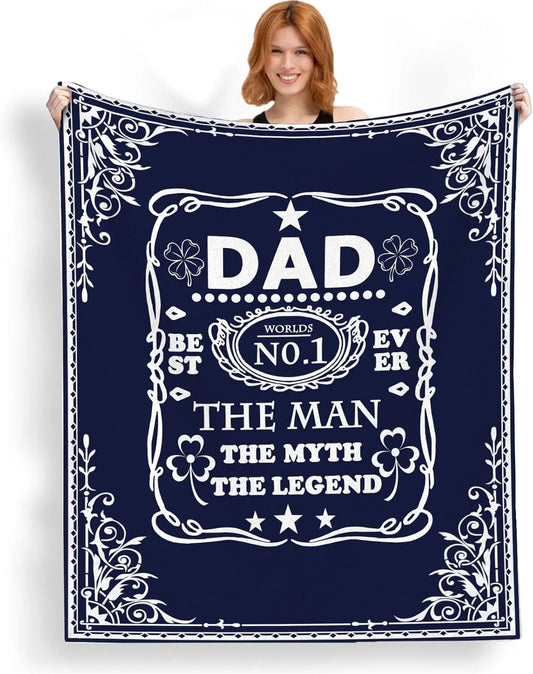 Dad The Myth The Legend Blanket For Dad