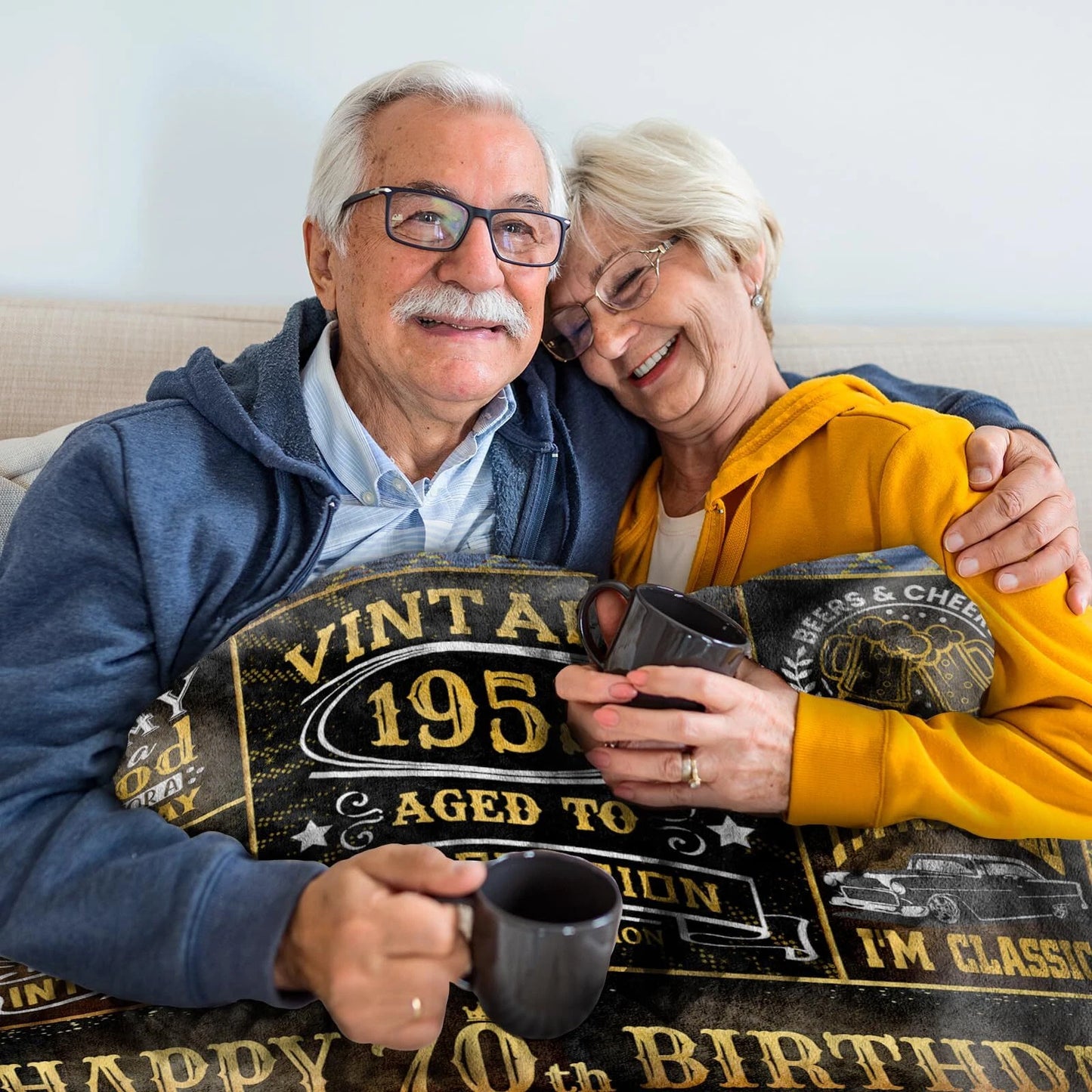 70Th Birthday Gifts Men Blanket For Men