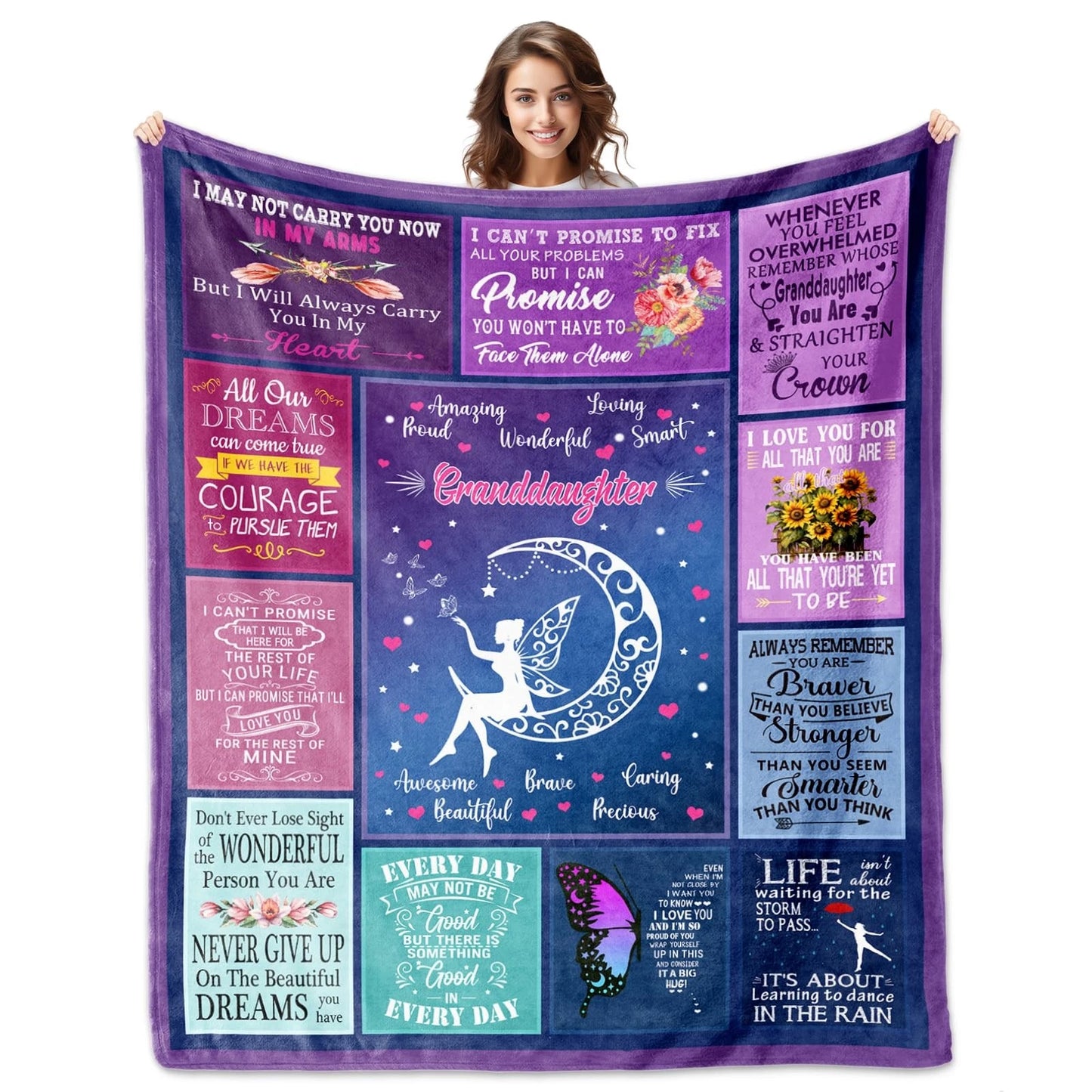 Granddaughter Gifts Blanket For Grandma