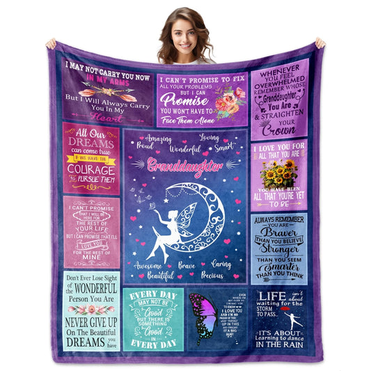 Granddaughter Gifts Blanket For Grandma