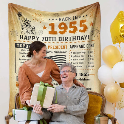 70Th Birthday Gifts Women Blanket