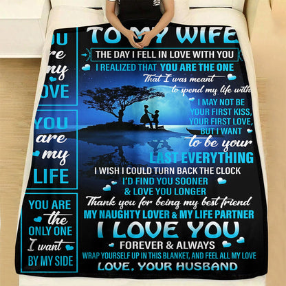 To My Wife Blanket You Are My Love For Blanket