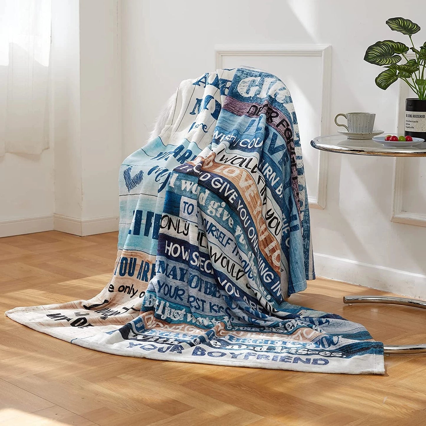 To My Girlfriend Blanket, Valentine's Day Gift