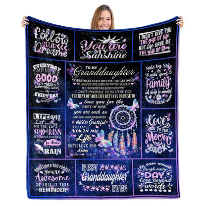 Granddaughter Gifts Blanket For Grandma