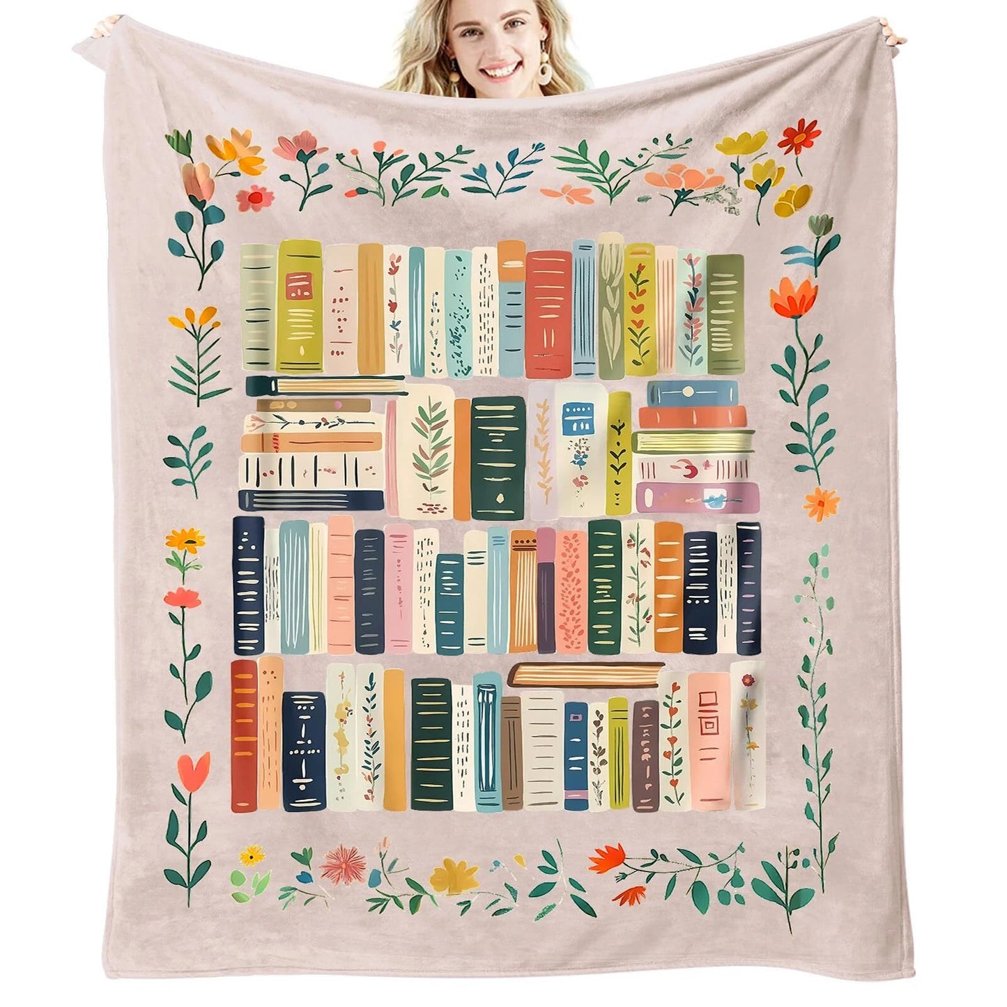 Book Lovers Gifts Reading Blanket