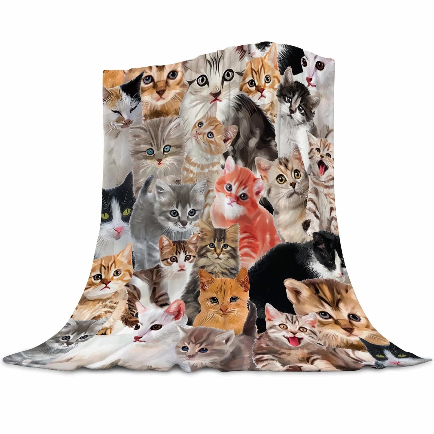 Cat Blanket Cat Lover Gifts for Women
