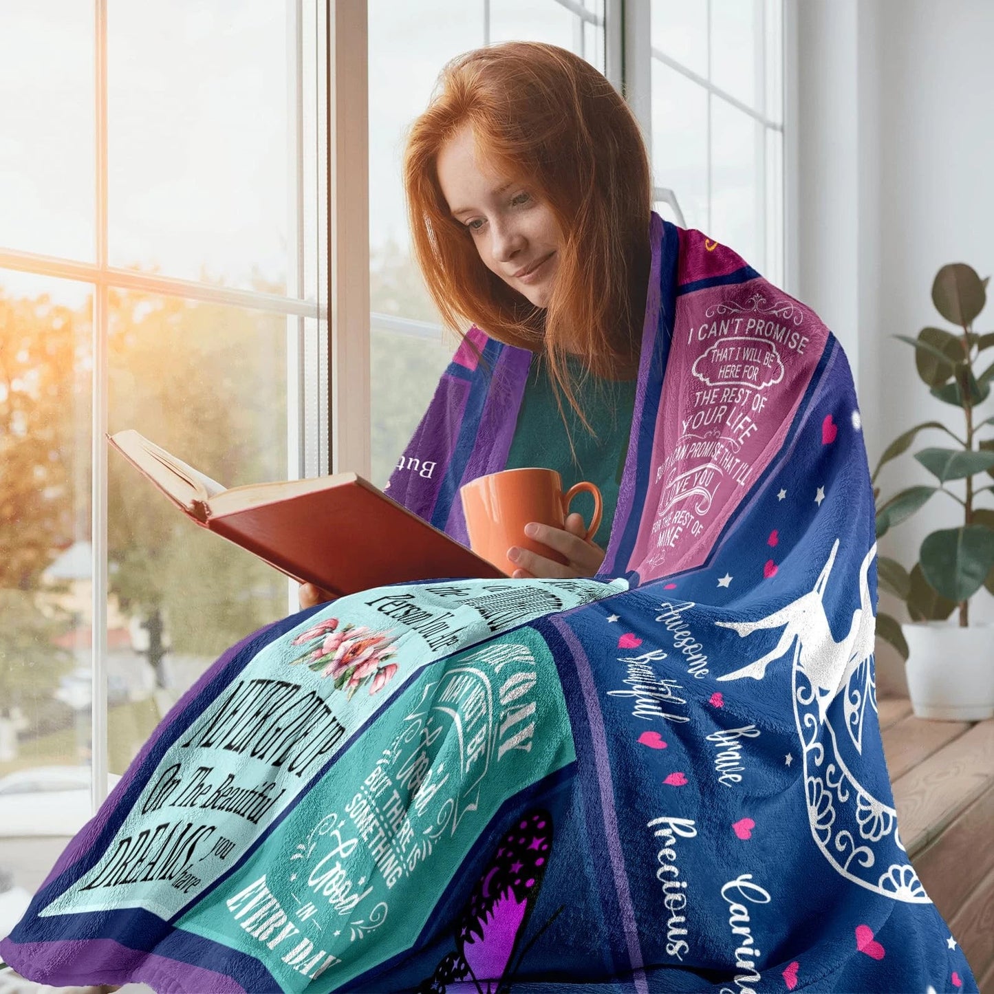 Granddaughter Gifts Blanket For Grandma