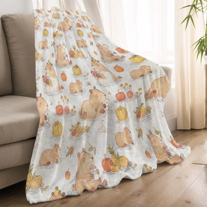Capybara Blanket Lightweight Blankets