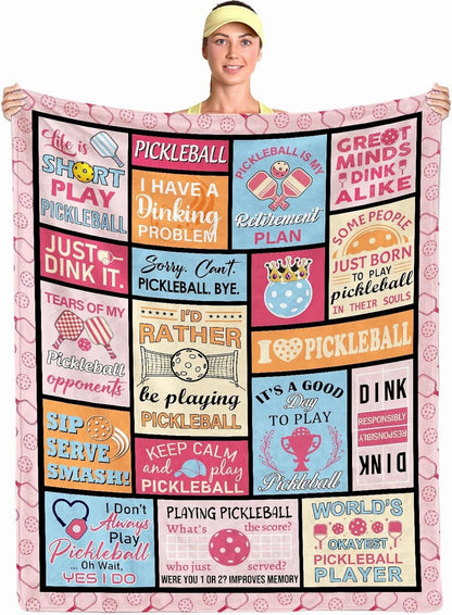 Pickleball Gifts for Girls Blanket