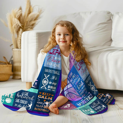 Basketball Blanket Gifts for Girls Women