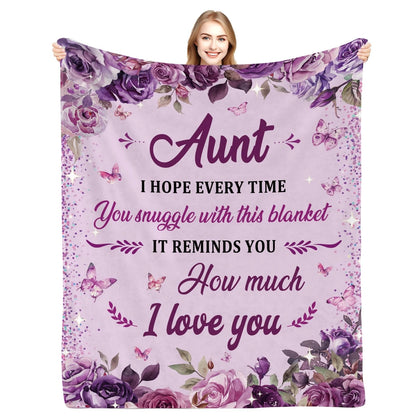 Aunt Gifts Blanket For Aunt