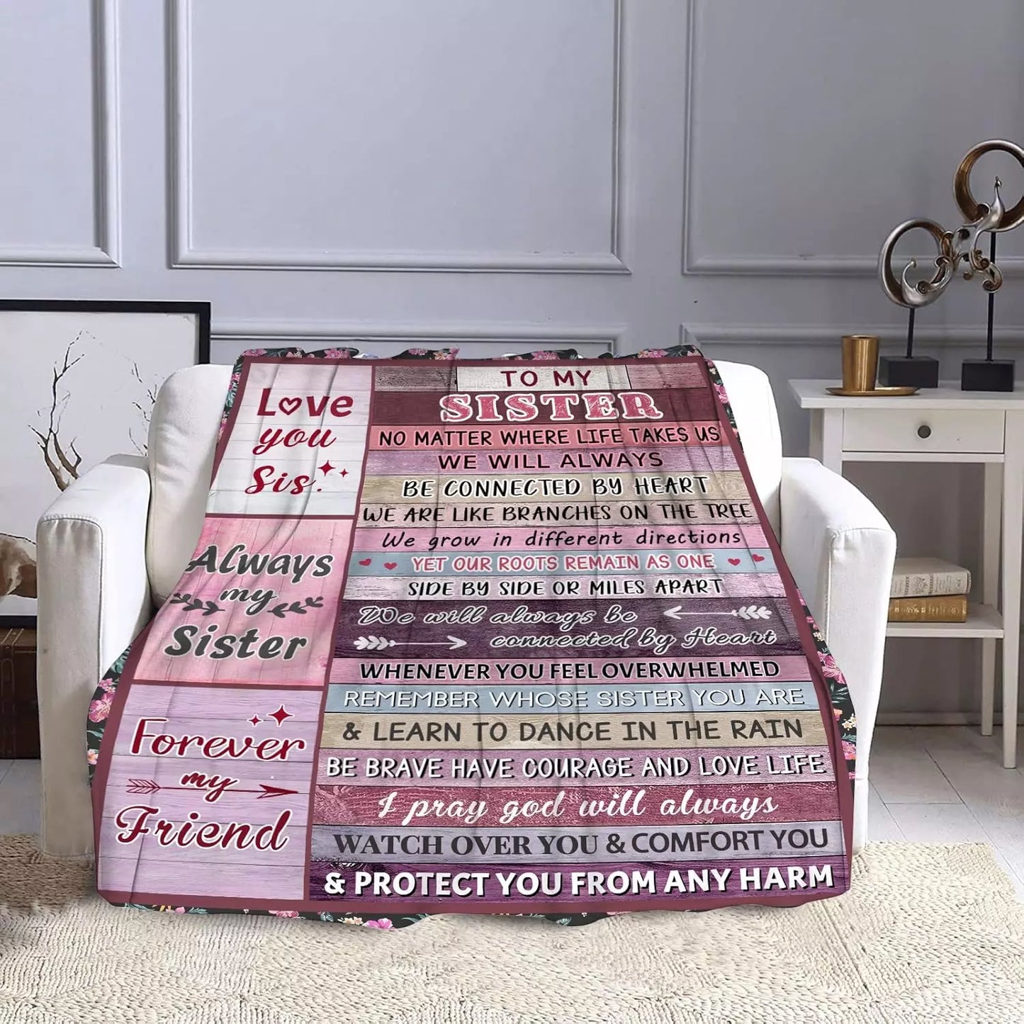 Sisters Gifts from Sister Blanket