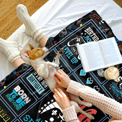 16th Birthday Gifts for Boys Blanket