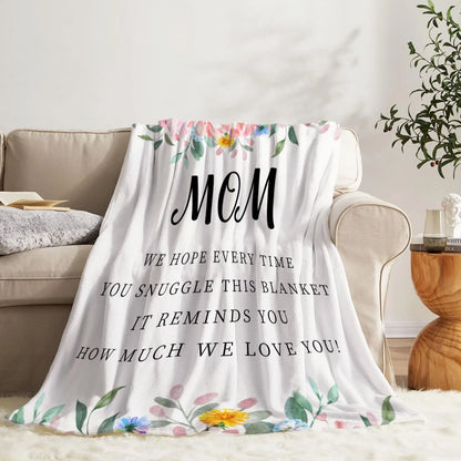 Mom Blanket From Kids We Love You Gift
