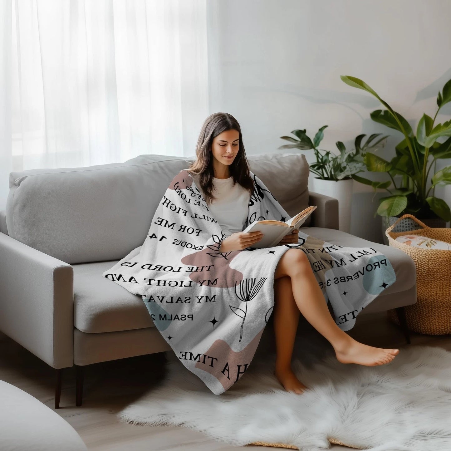 Christian Gifts for Women Birthday I Am a Child of God Blanket