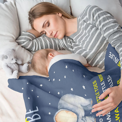 Mom to be Gifts Gender Reveal Blanket