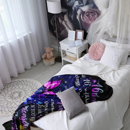 16th Birthday Gifts for Girls Blanket