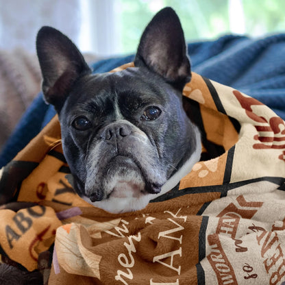 French Bulldog Girl Quotes Blanket For Dog