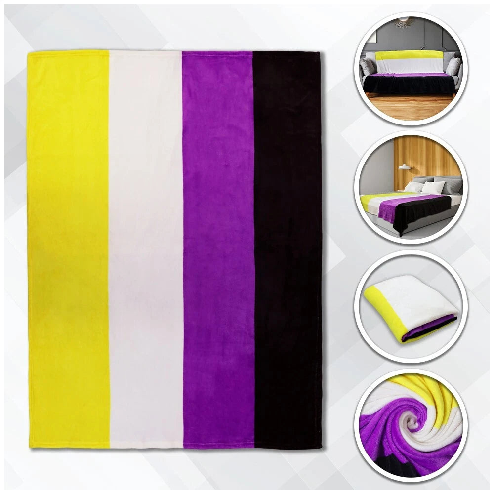 LGBT Pride Rainbow Flag Blanket